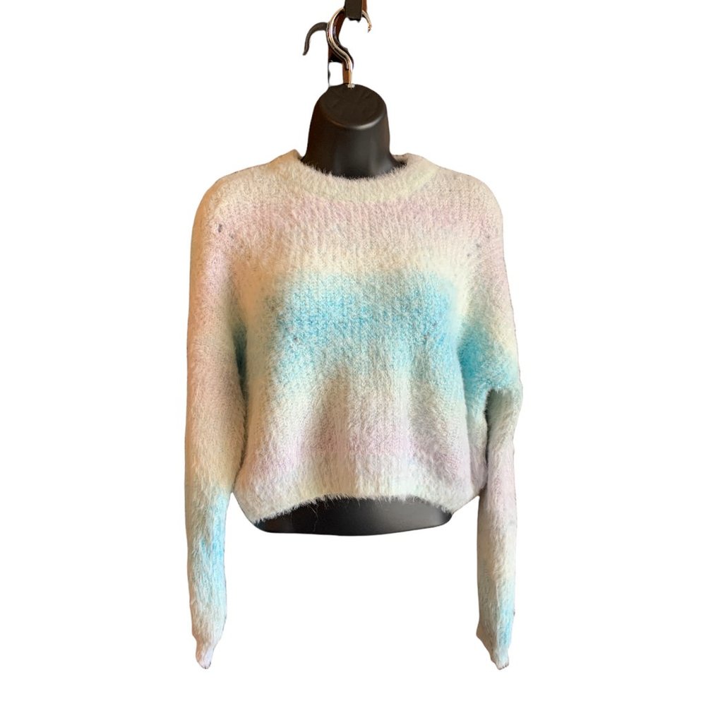 Women's Crewneck Pullover Sweater Spacedye Medium